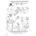 Snapper 7800230 (NSPV22675HW) cylinder/crankshaft/sump diagram