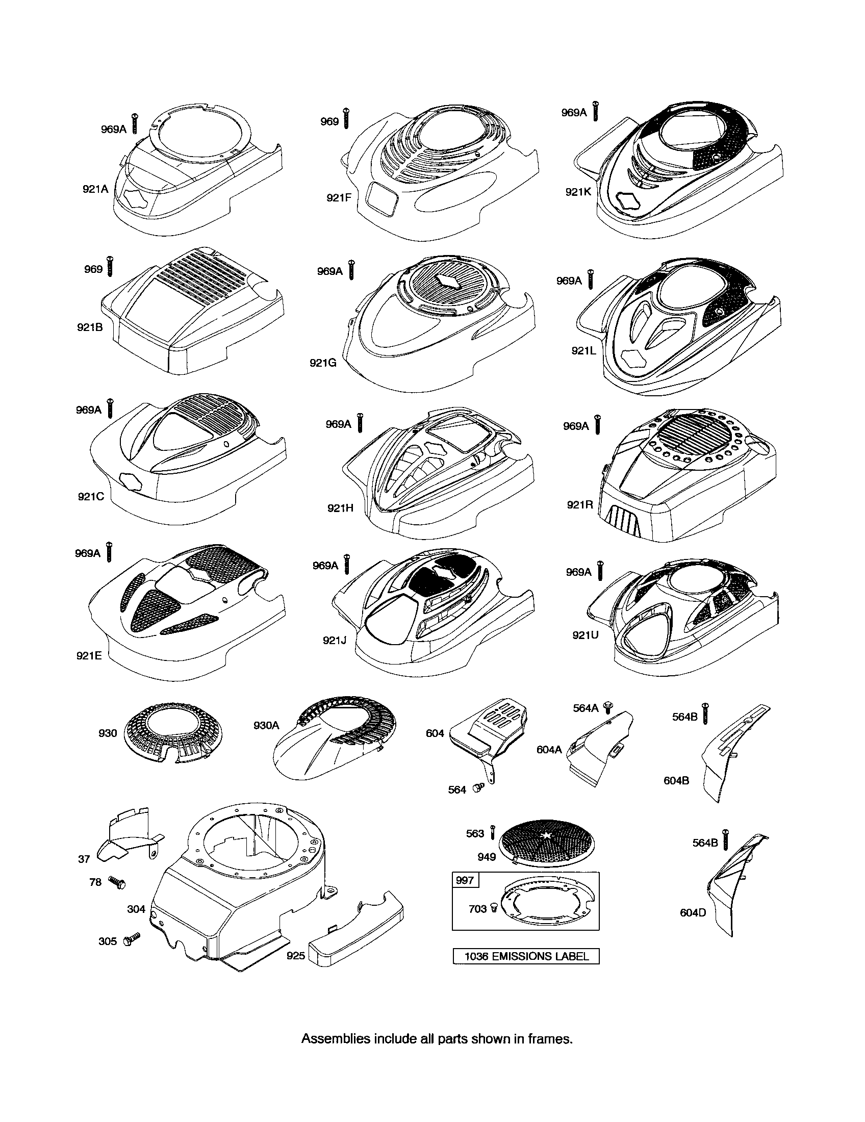 Snapper NS2265 (7800228) blower housing diagram
