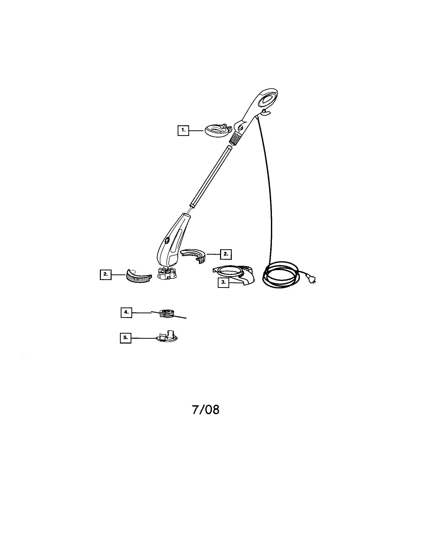 Craftsman 358745460 electric blower diagram