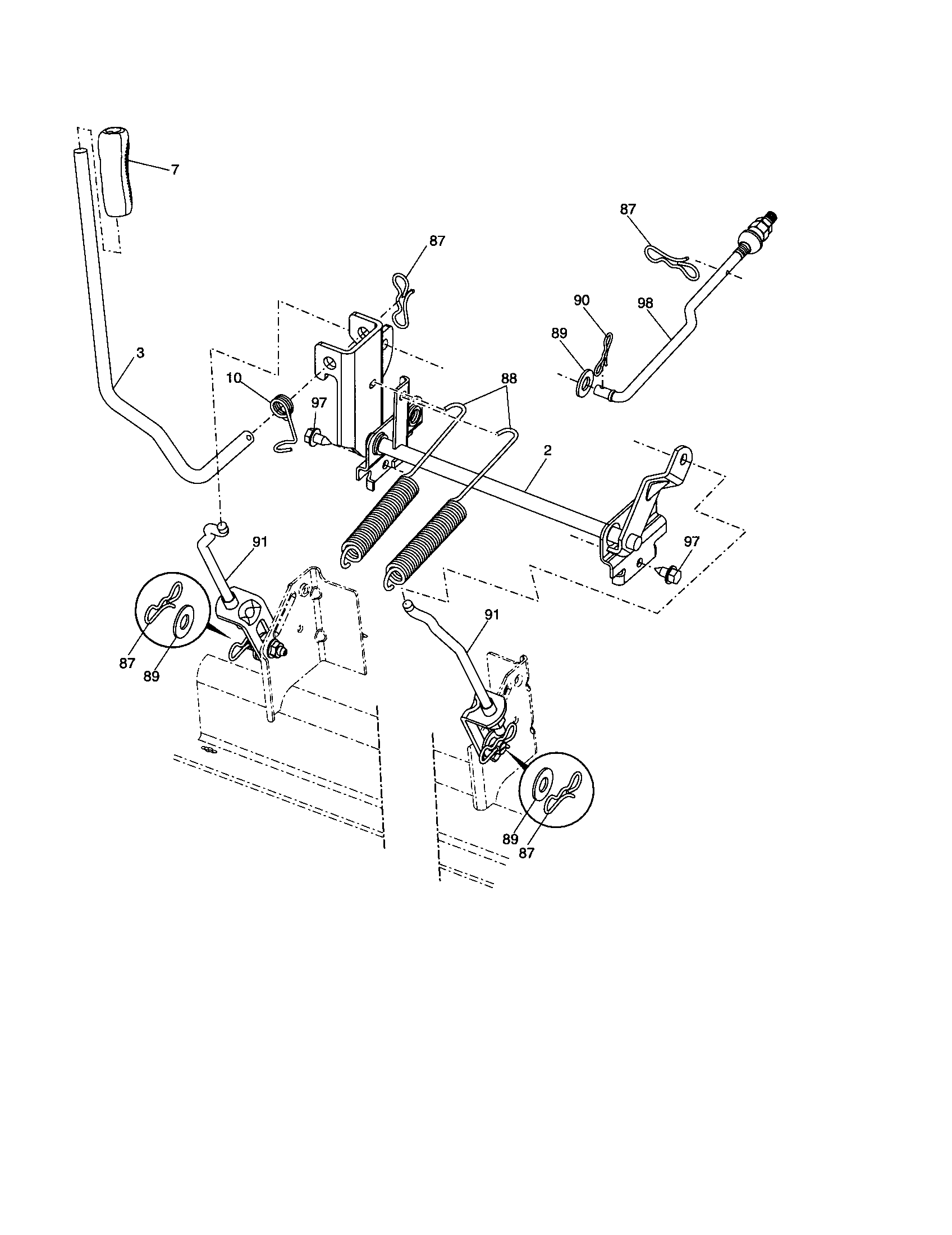Craftsman 917253250 lift diagram