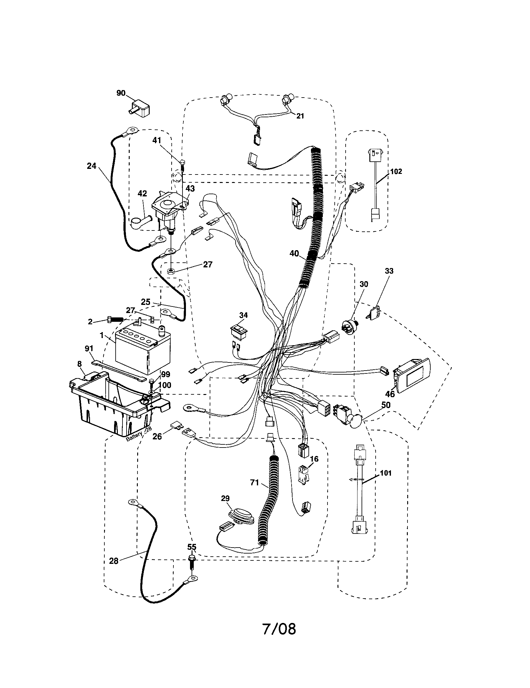 Craftsman 917287300 electrical diagram