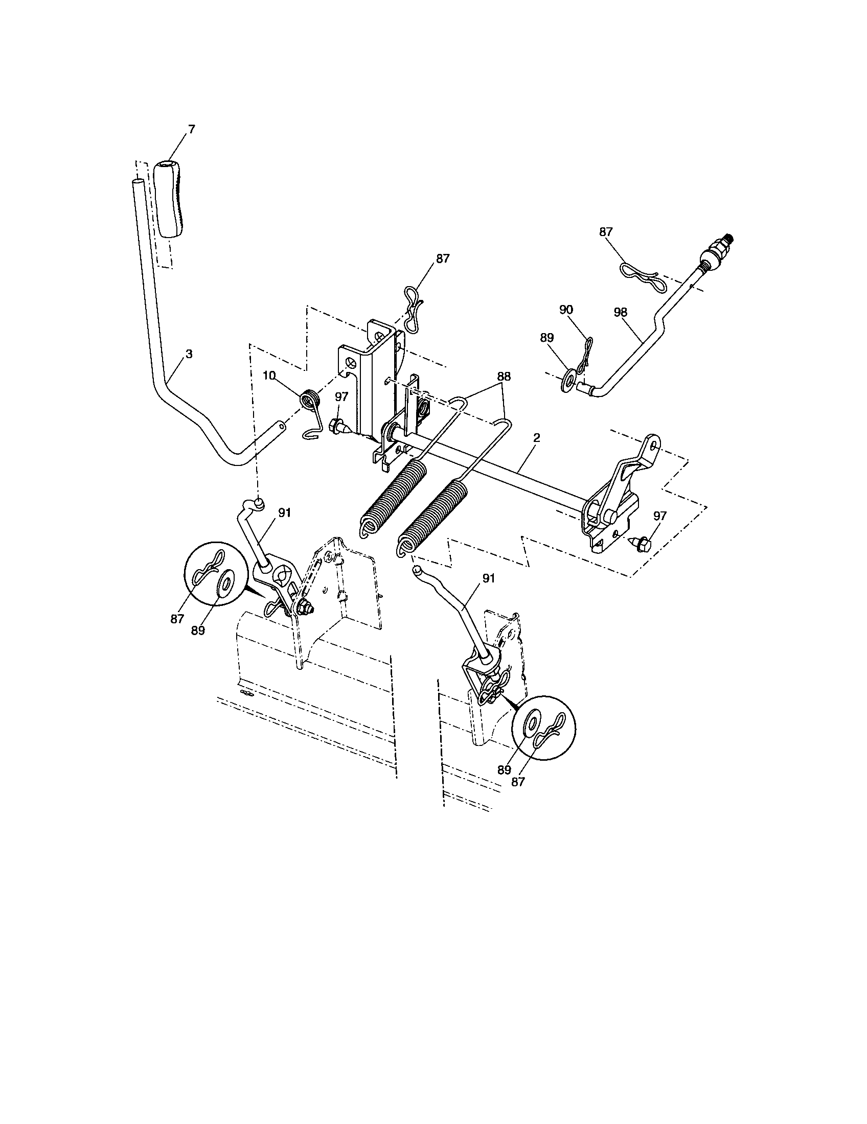 Craftsman 917287300 lift diagram