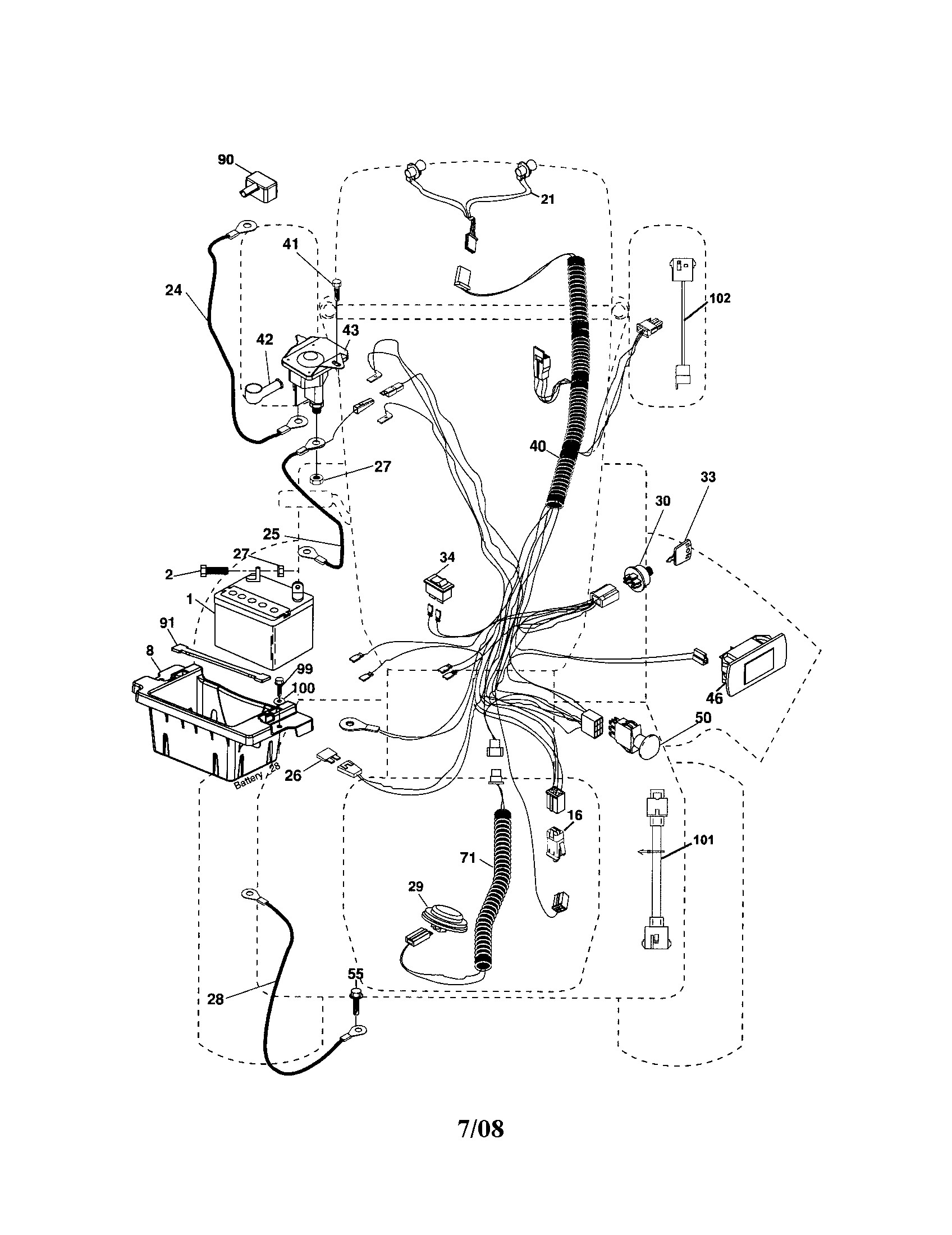 Craftsman 917287301 electrical diagram
