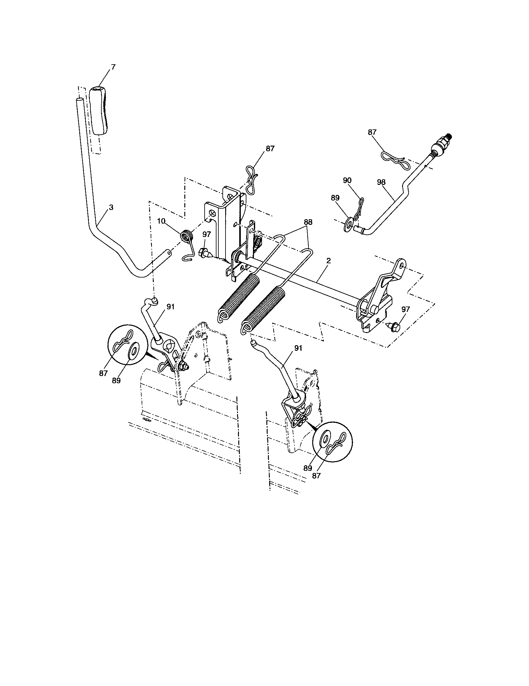 Craftsman 917287301 lift diagram