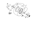 Snapper NLT120G30DB front axle/front wheel diagram