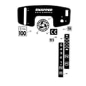 Snapper NLT120G30DB decals diagram