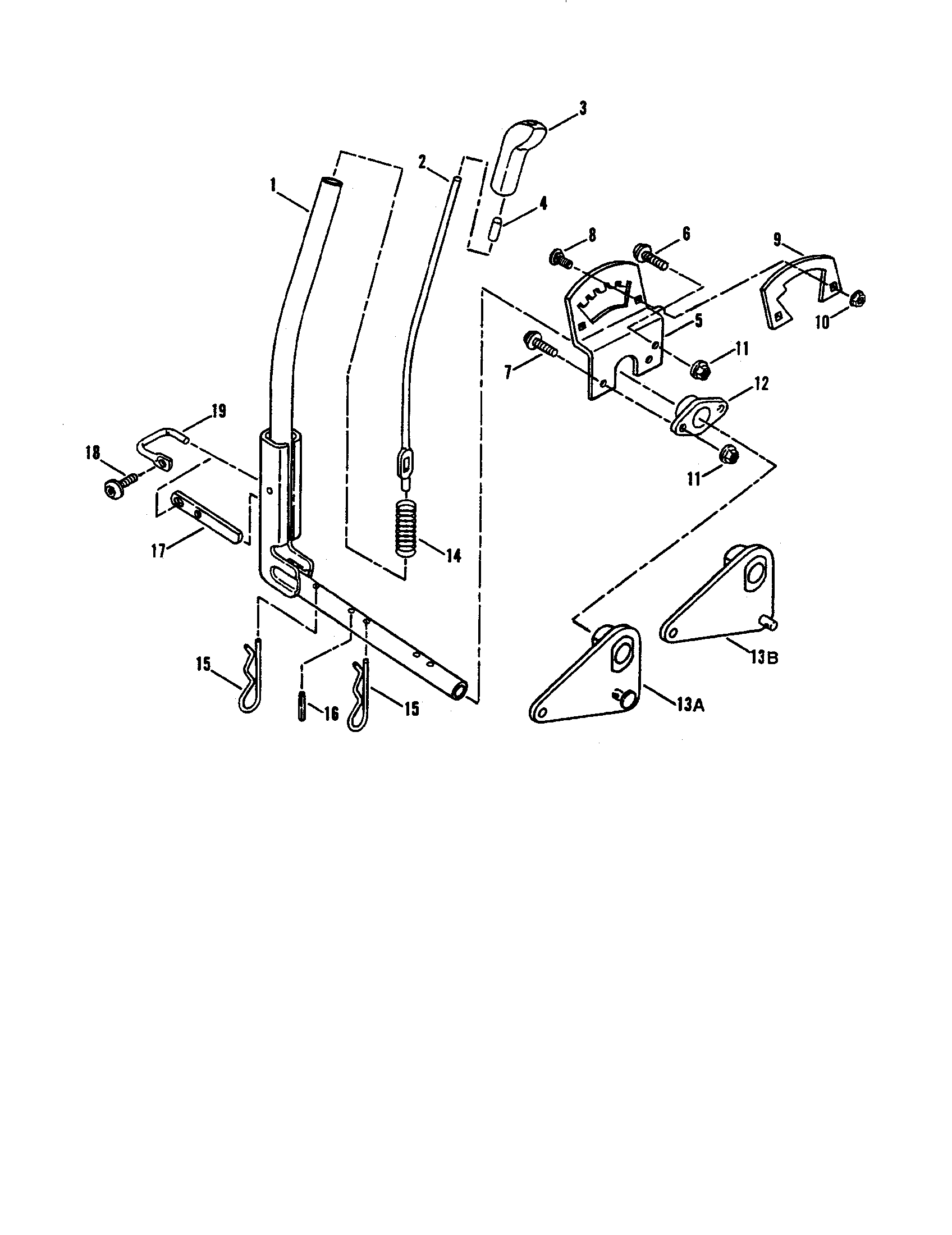 Snapper LT145H38DBV implement lift diagram