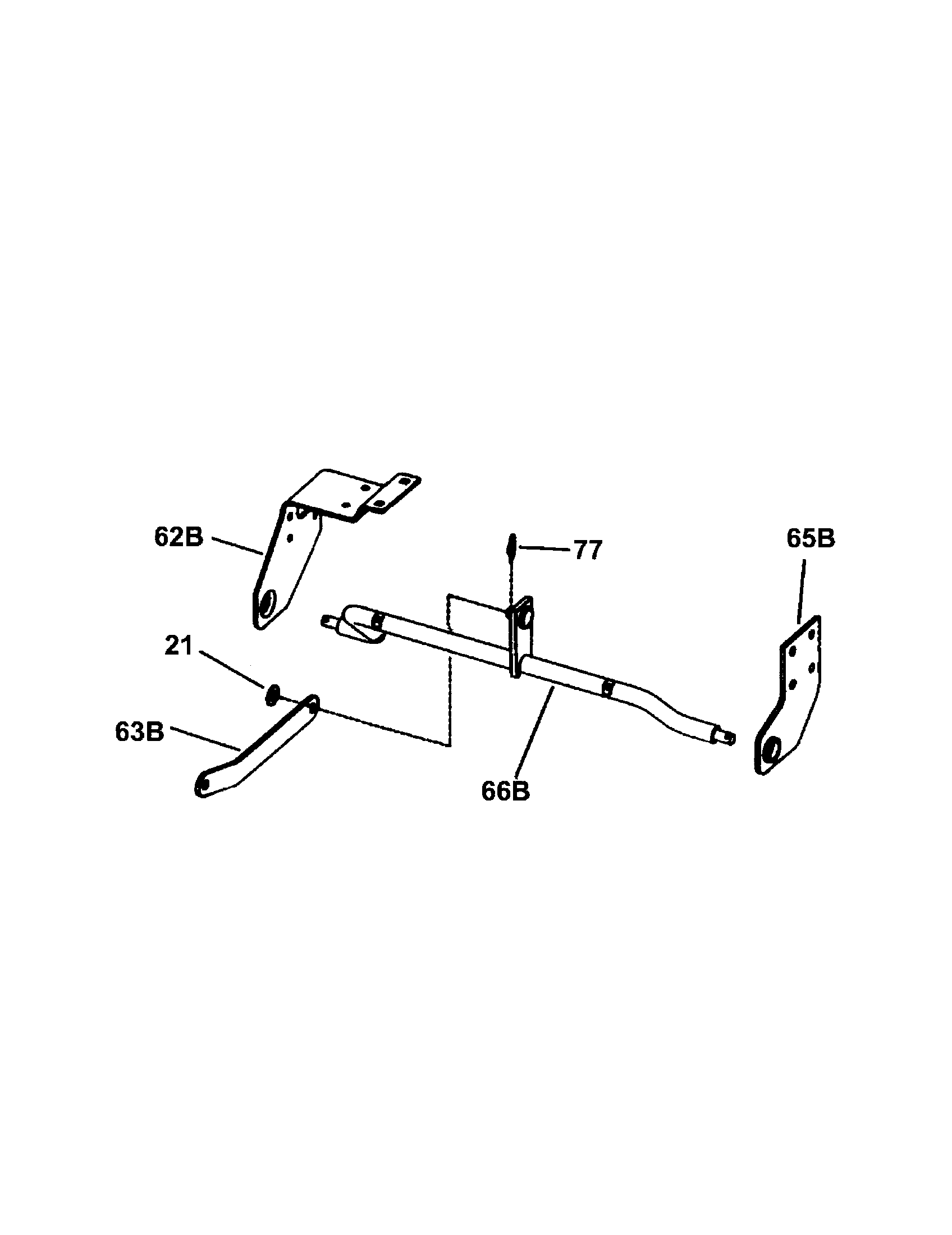 Snapper LT180H48GBV2 frame/clutch/brake/steering diagram
