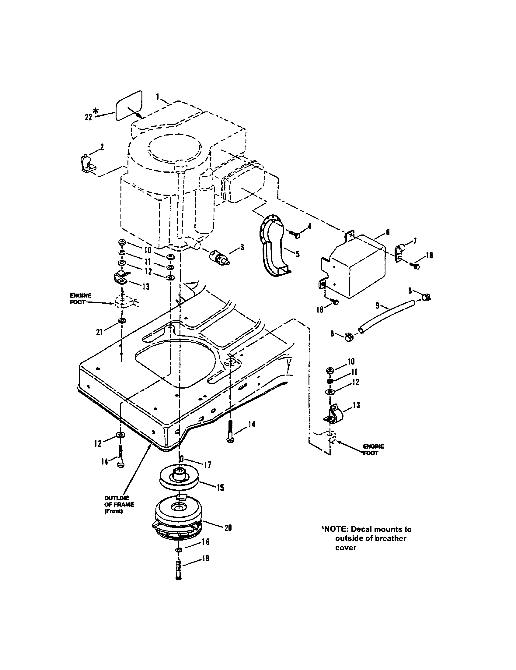 Snapper LT180H48GBV2 engine-28q777-0679-e1 diagram