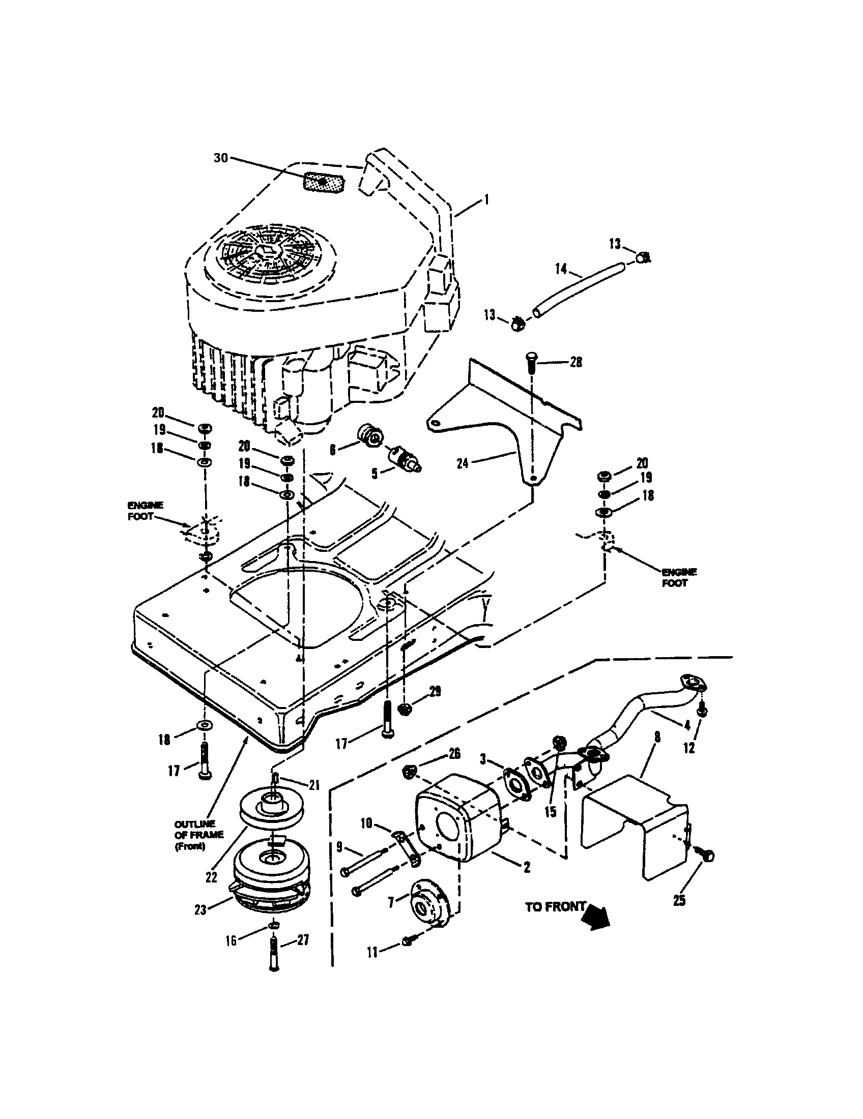Snapper LT180H48GBV2 engine-350777-1143-e1 diagram
