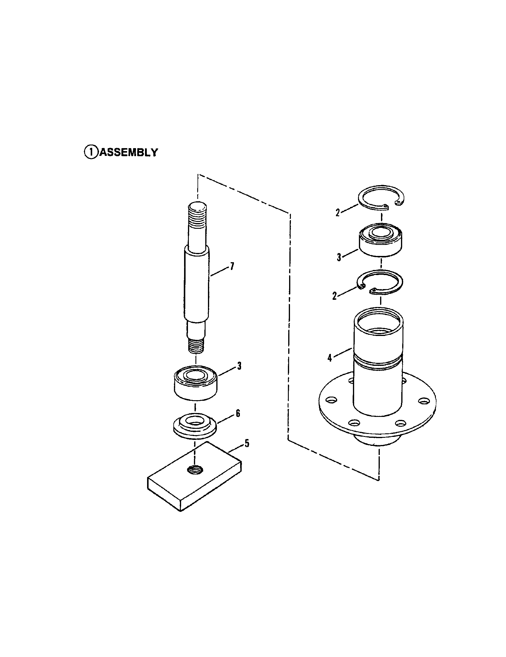 Snapper LT180H48GBV2 spinde-42" cutting deck diagram