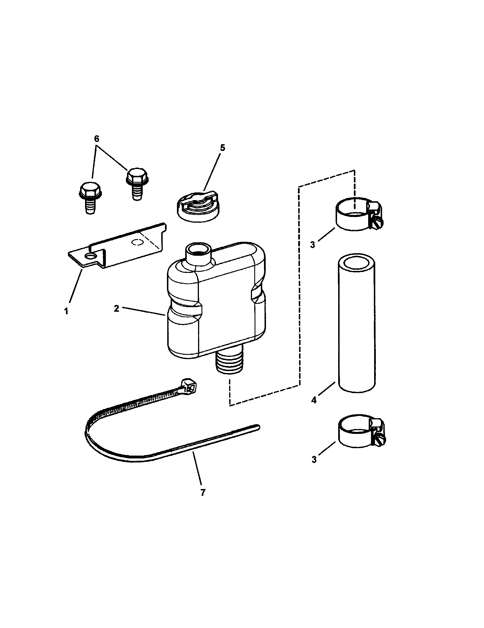 Snapper LT145H38GBV hydro reservoir diagram