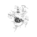 Snapper LT160H42HBV transmission (hydro drive) diagram