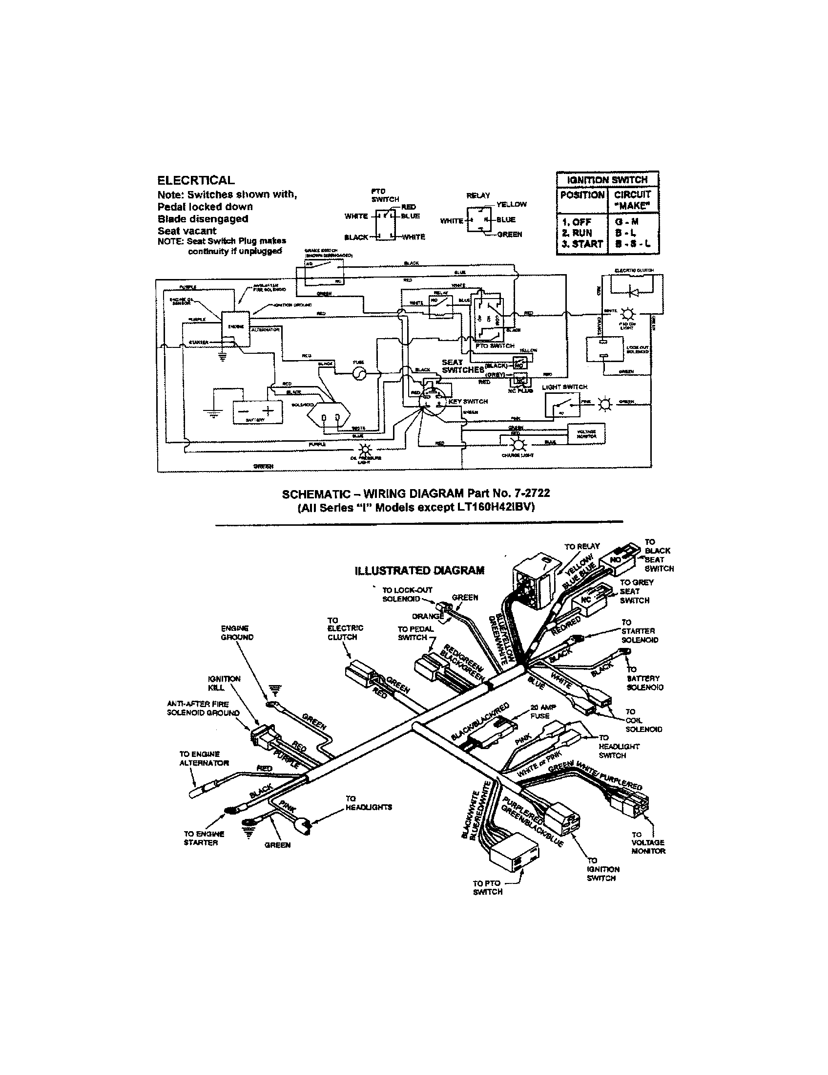 Snapper WLT200H48IBV2 electrical diagram
