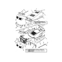 Snapper ELT180H33IBV hood/bumper/headlights diagram