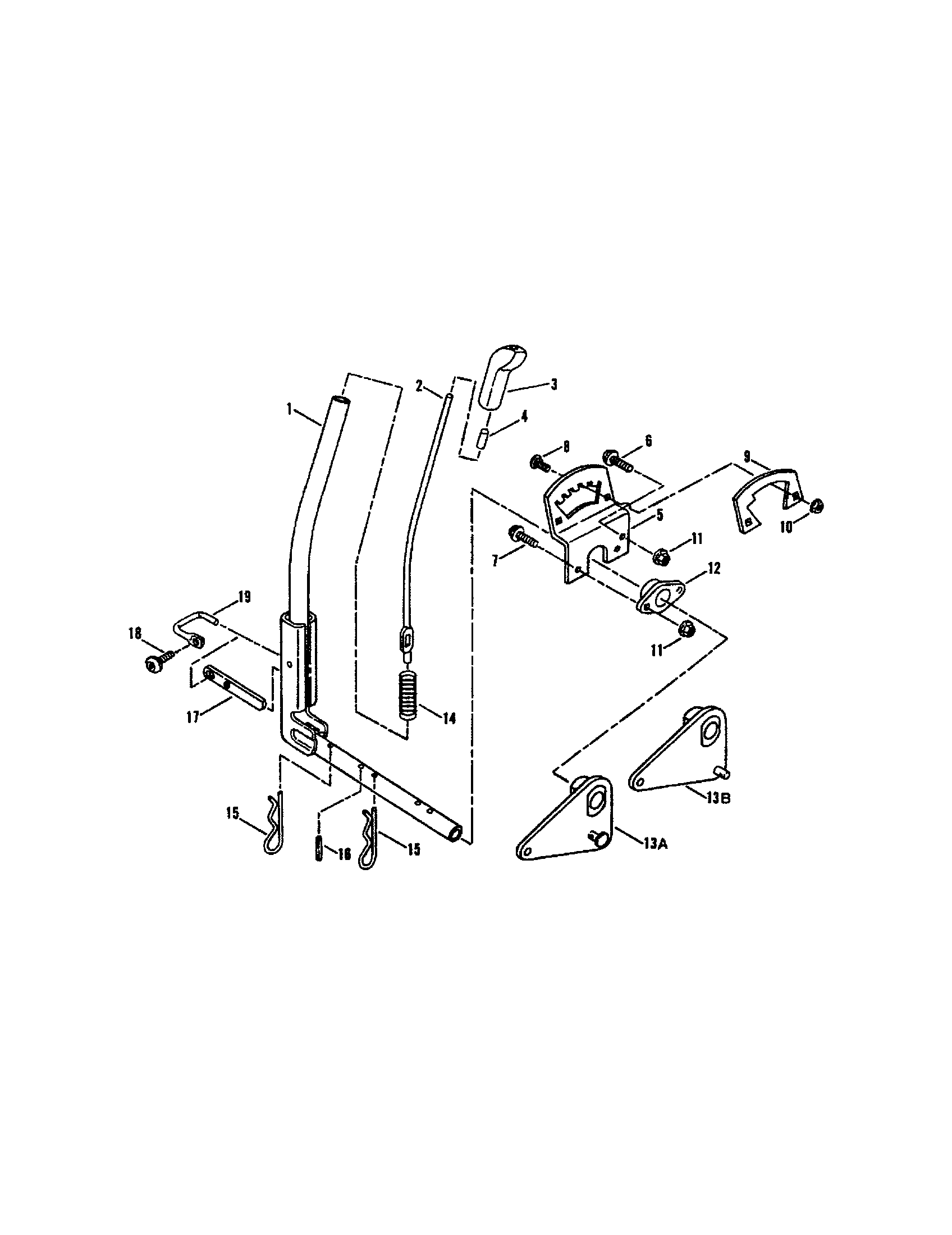 Snapper ELT150H33IBV implement lift diagram