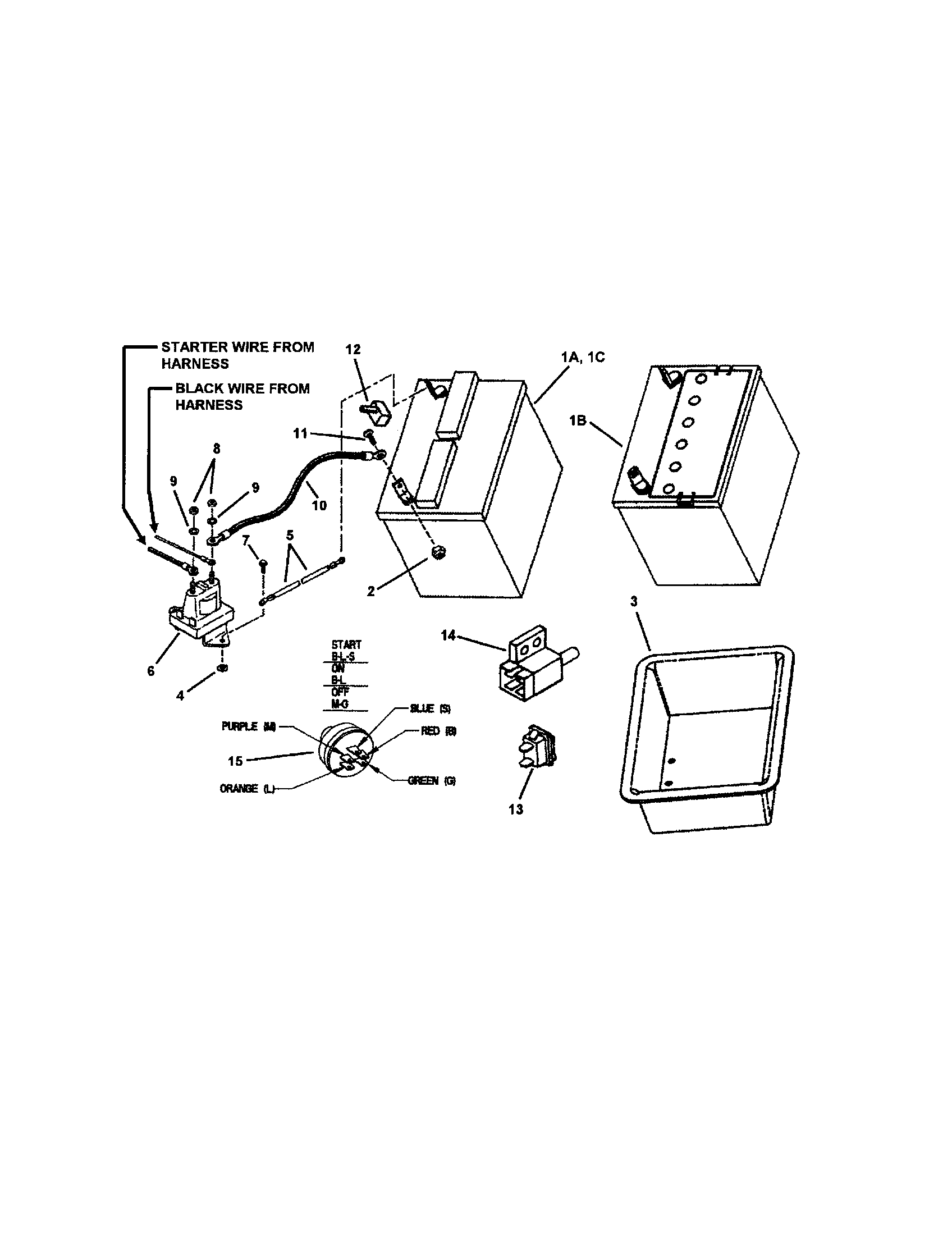 Snapper ELT150H33IBV electrical diagram