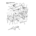 Snapper M281019BE rails/lift arms/cam lift diagram