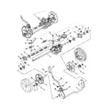 Snapper ECLP21650RV transmission/axle diagram