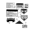 Snapper ECLP21551HV decals diagram