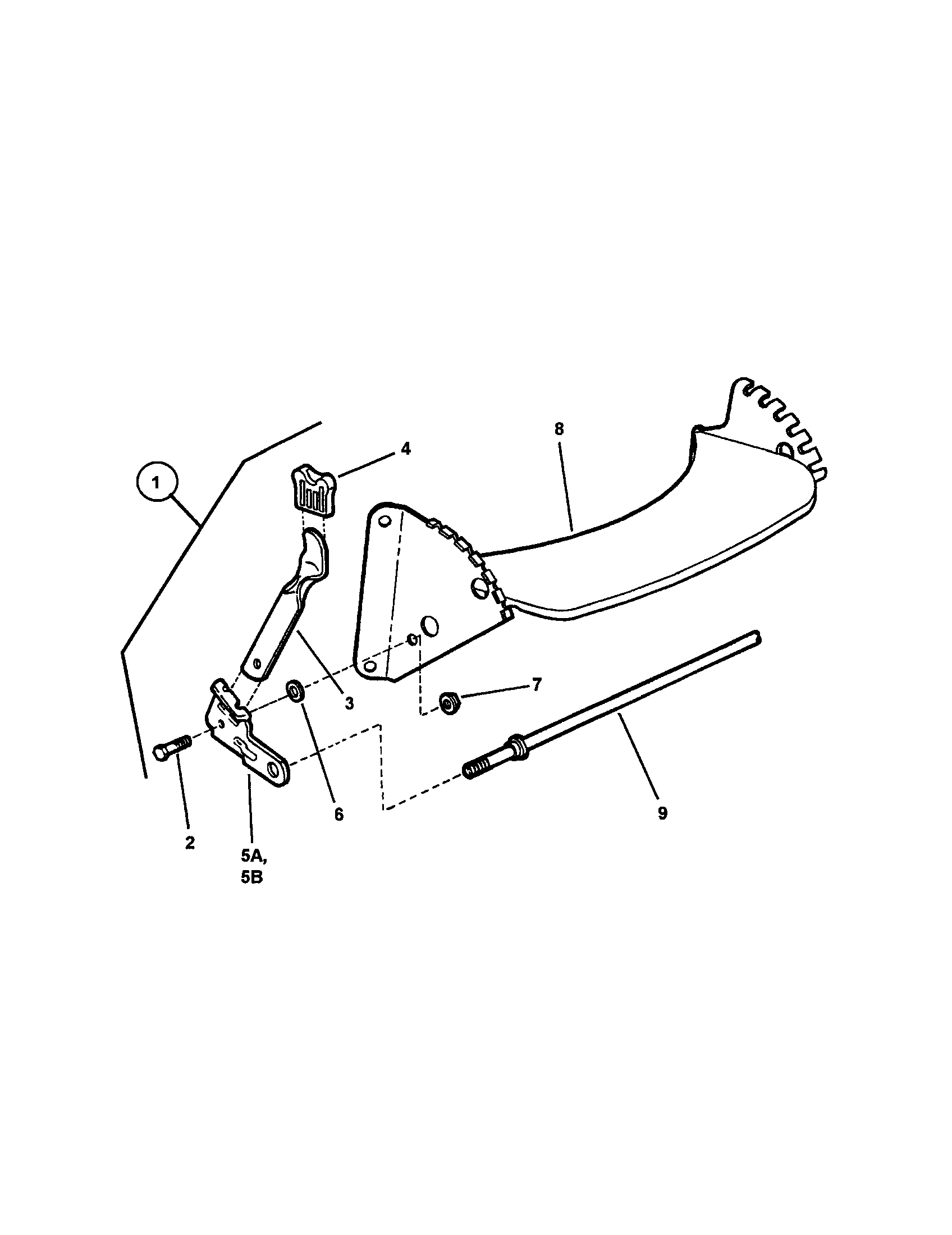 Snapper CP215512KWV front wheel bracket, latches diagram