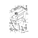 Snapper CP215512KWV rear wheel brackets, latches diagram