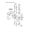 Snapper 2690117 housing/arbors/blades diagram