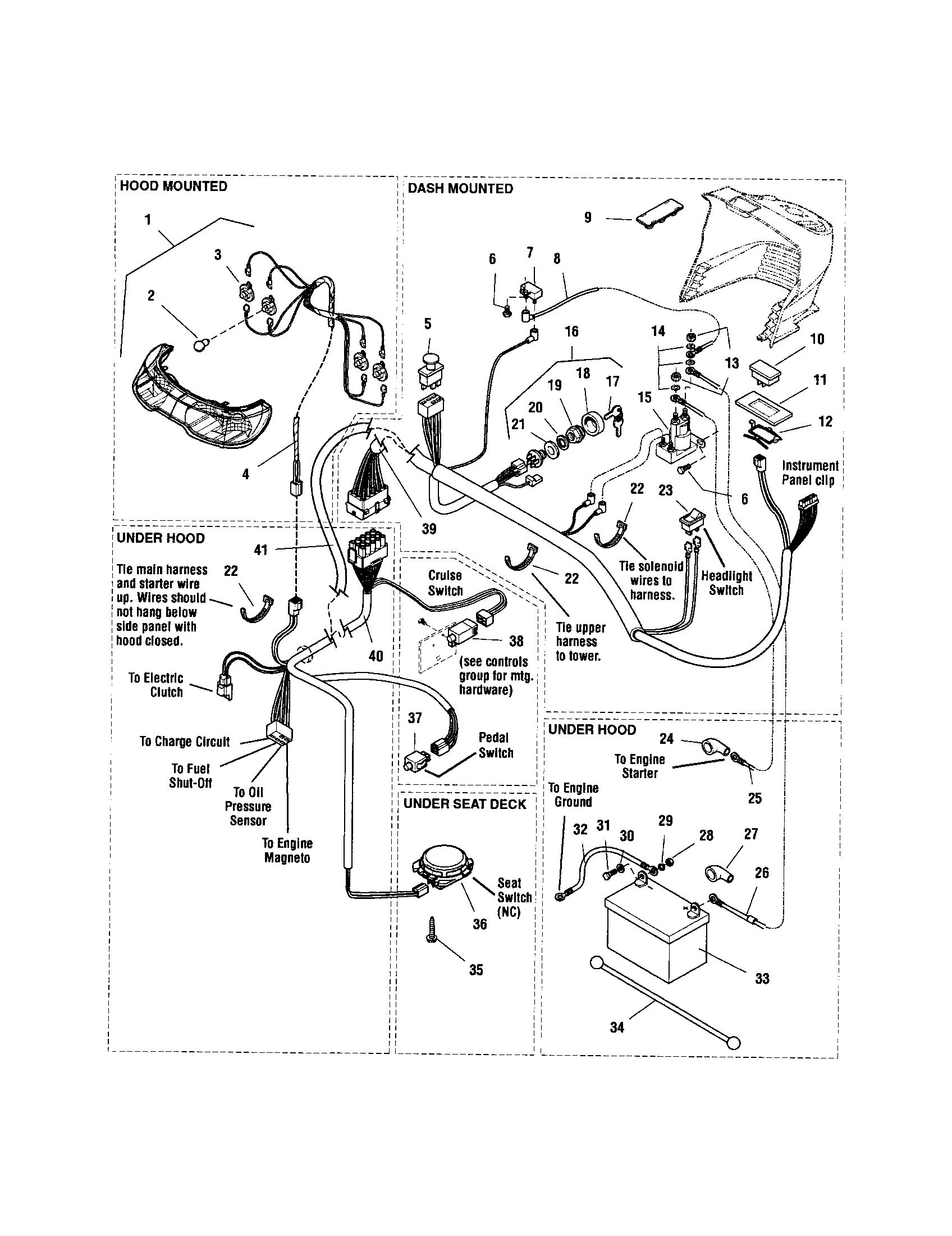 Snapper 2690117 electrical diagram
