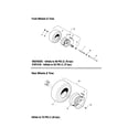 Snapper 5900685 wheel & tire diagram