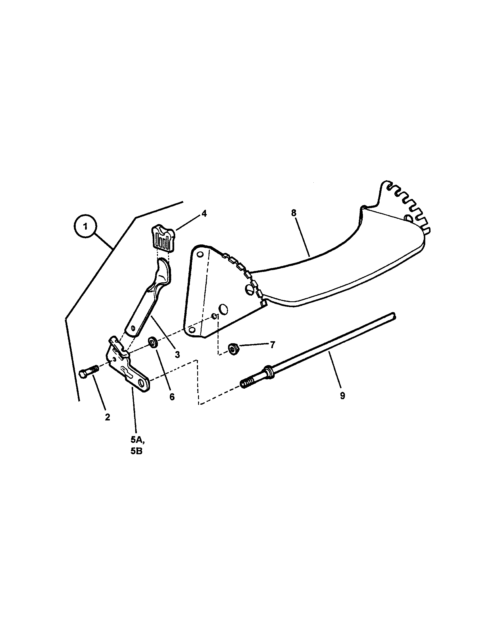 Snapper FRP216016 front wheel bracket diagram