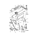 Snapper P216012E rear wheel brackets/latches diagram