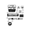 Snapper P216012E decals (part 2) diagram
