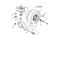 Snapper HZS15422KVE caster/front wheel/tire diagram