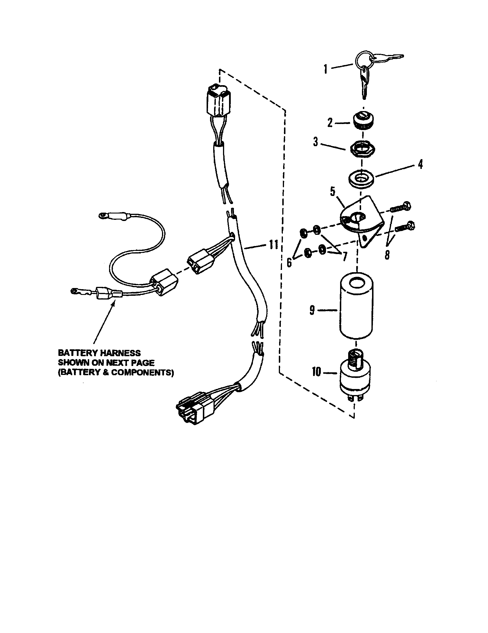 Snapper EMLP21501KWV electric start diagram