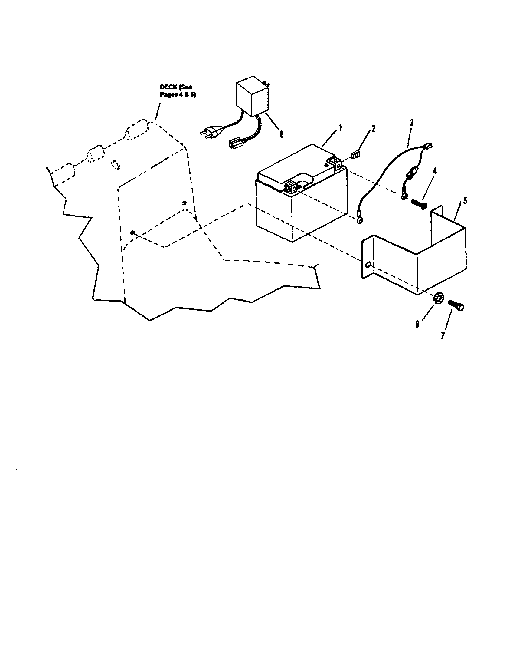 Snapper EMLP21501KWV battery & components diagram