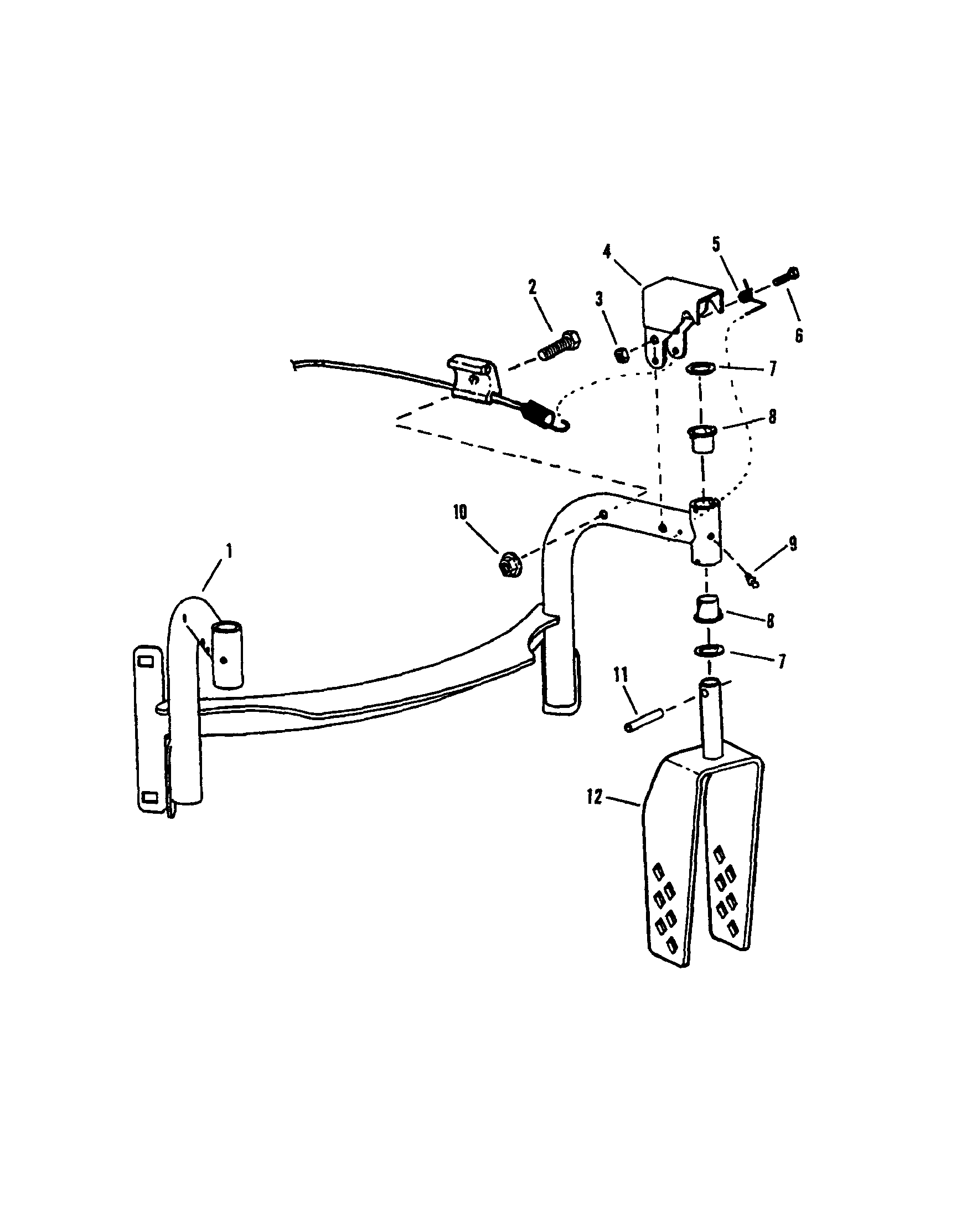 Snapper 82431 front wheel bracket diagram