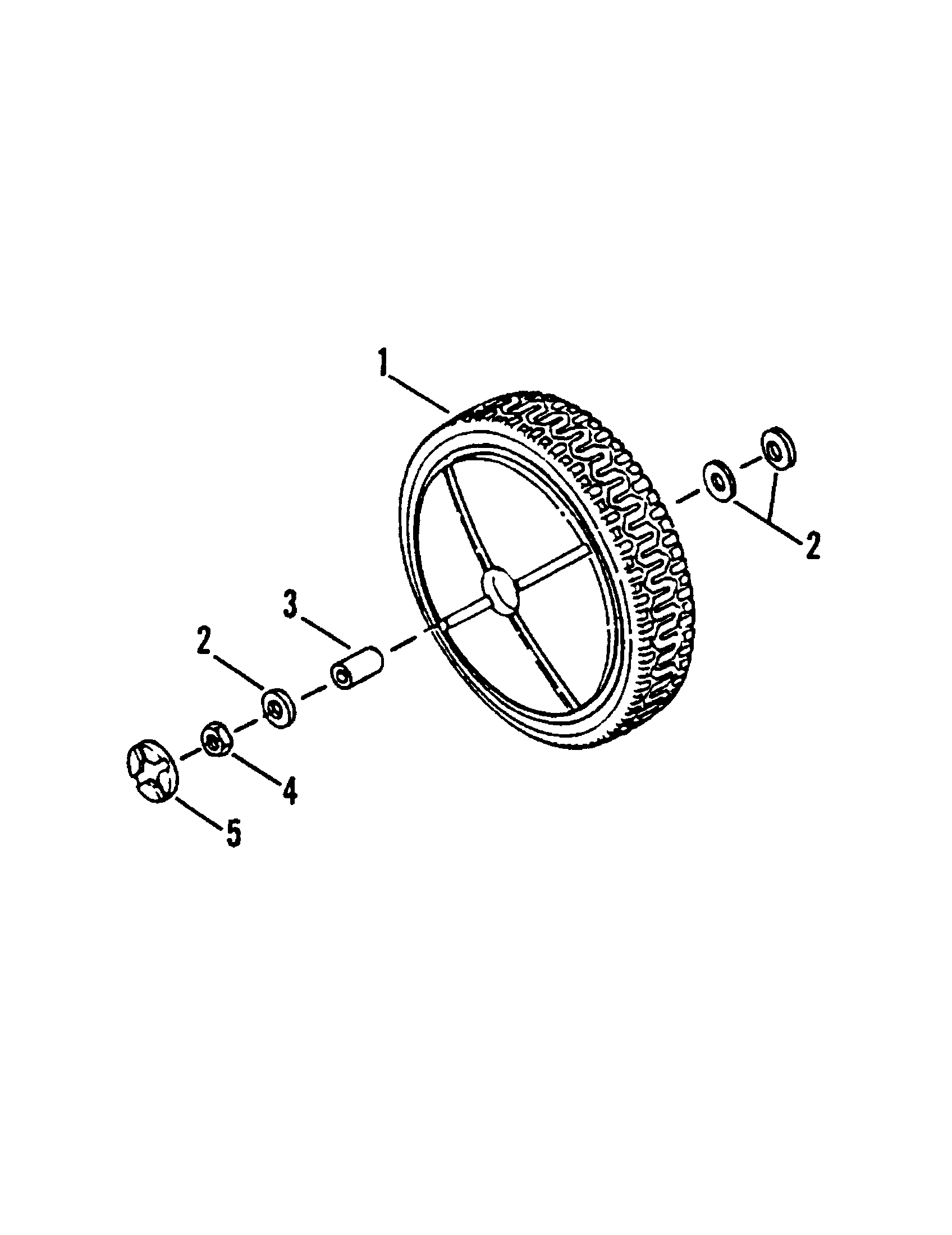 Snapper 82431 front wheels diagram