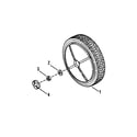 Snapper FRPS216015E rear wheels (non-swivel models) diagram