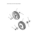Snapper MCRP215015KWV front wheels diagram