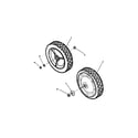 Snapper MCRP215015KWV rear wheel diagram