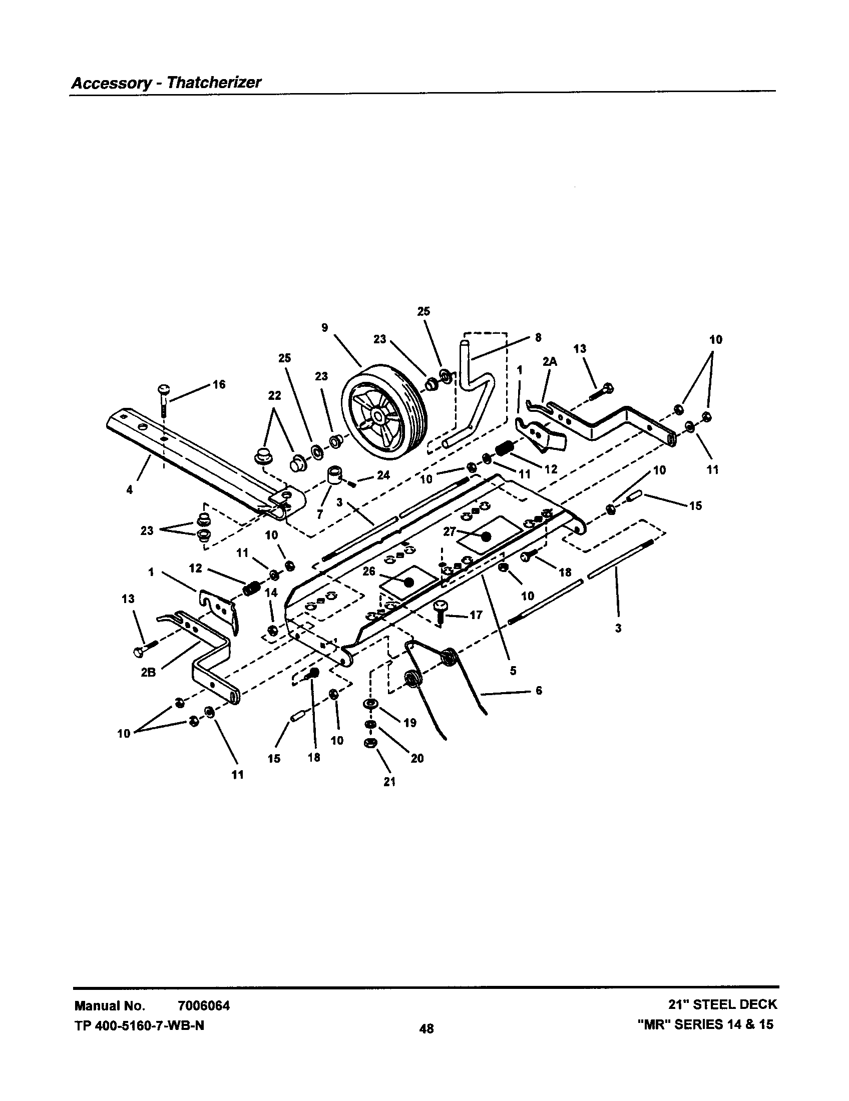 Snapper EMRP216014B accessory-thatcherizer diagram
