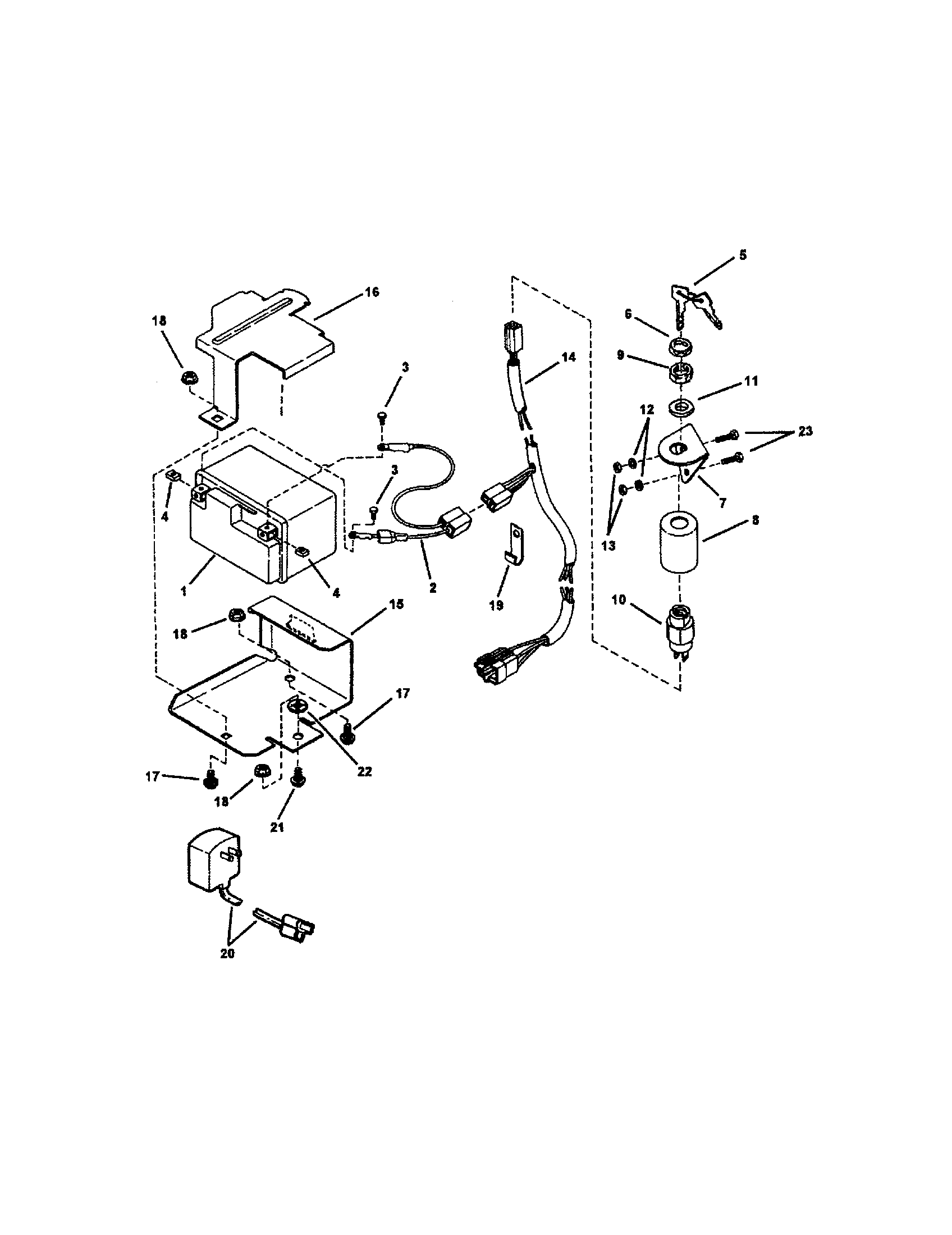 Snapper ERP217017BV electric start diagram