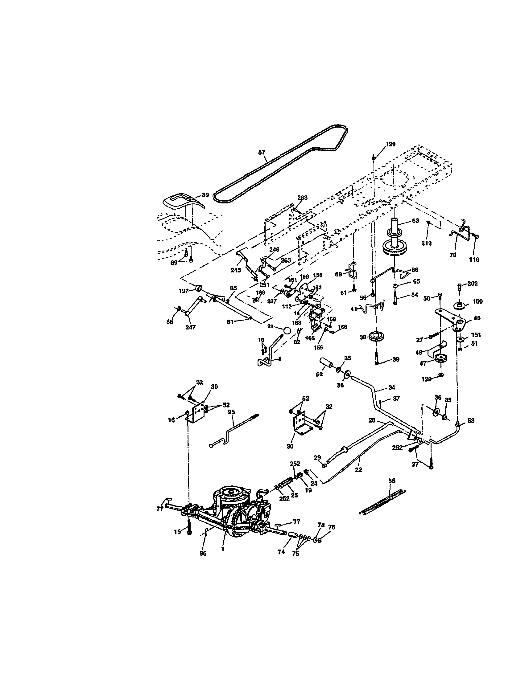 Craftsman 917273402 ground drive diagram