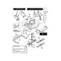 Snapper P217018BV cutting deck, blades diagram
