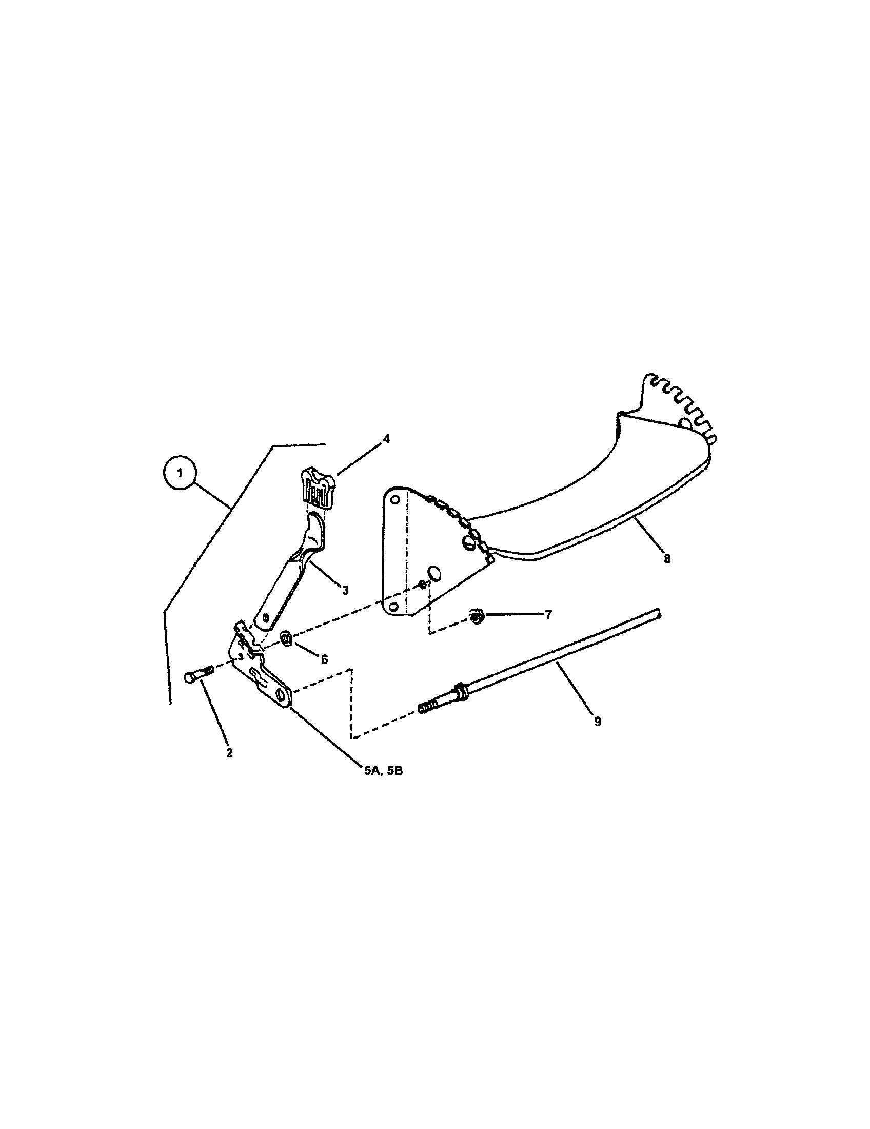 Snapper EMRP216517B front wheel bracket diagram