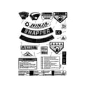 Snapper MR216518B decals diagram