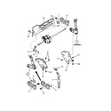 Snapper CP216018KWV rear wheel brackets, latches diagram