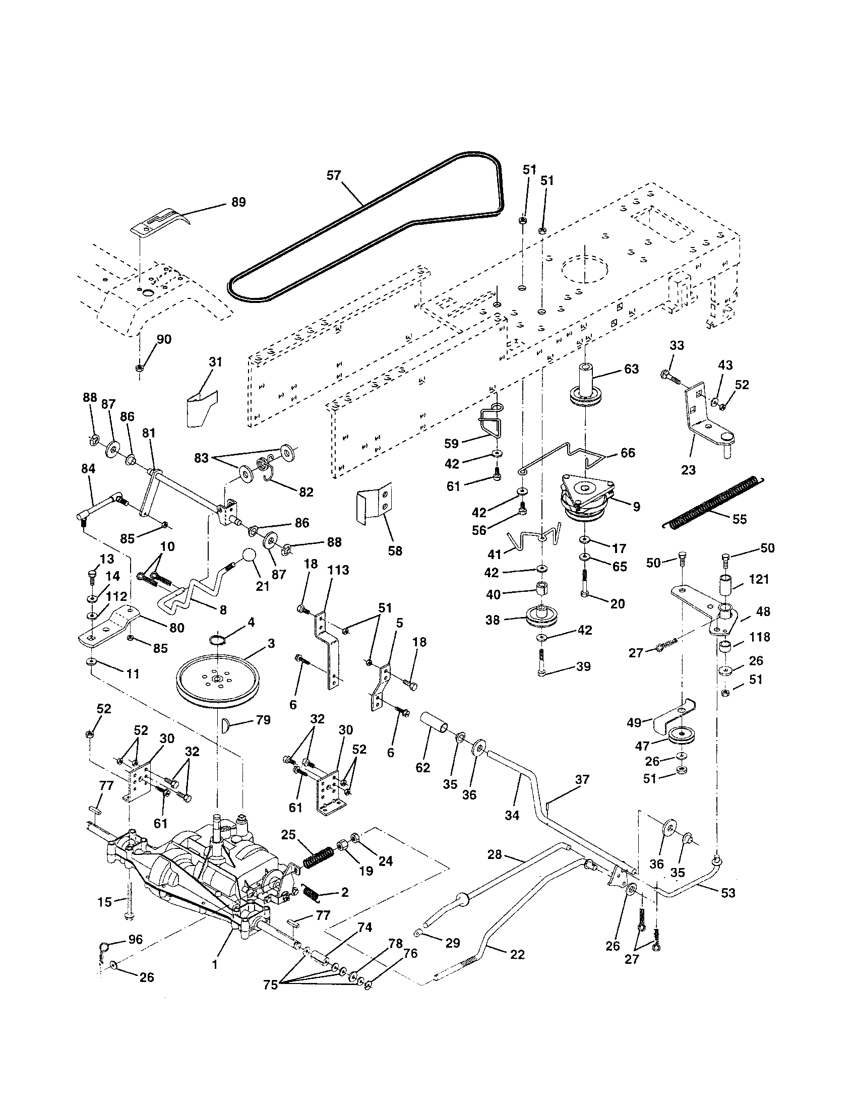 Craftsman 917258680 drive diagram
