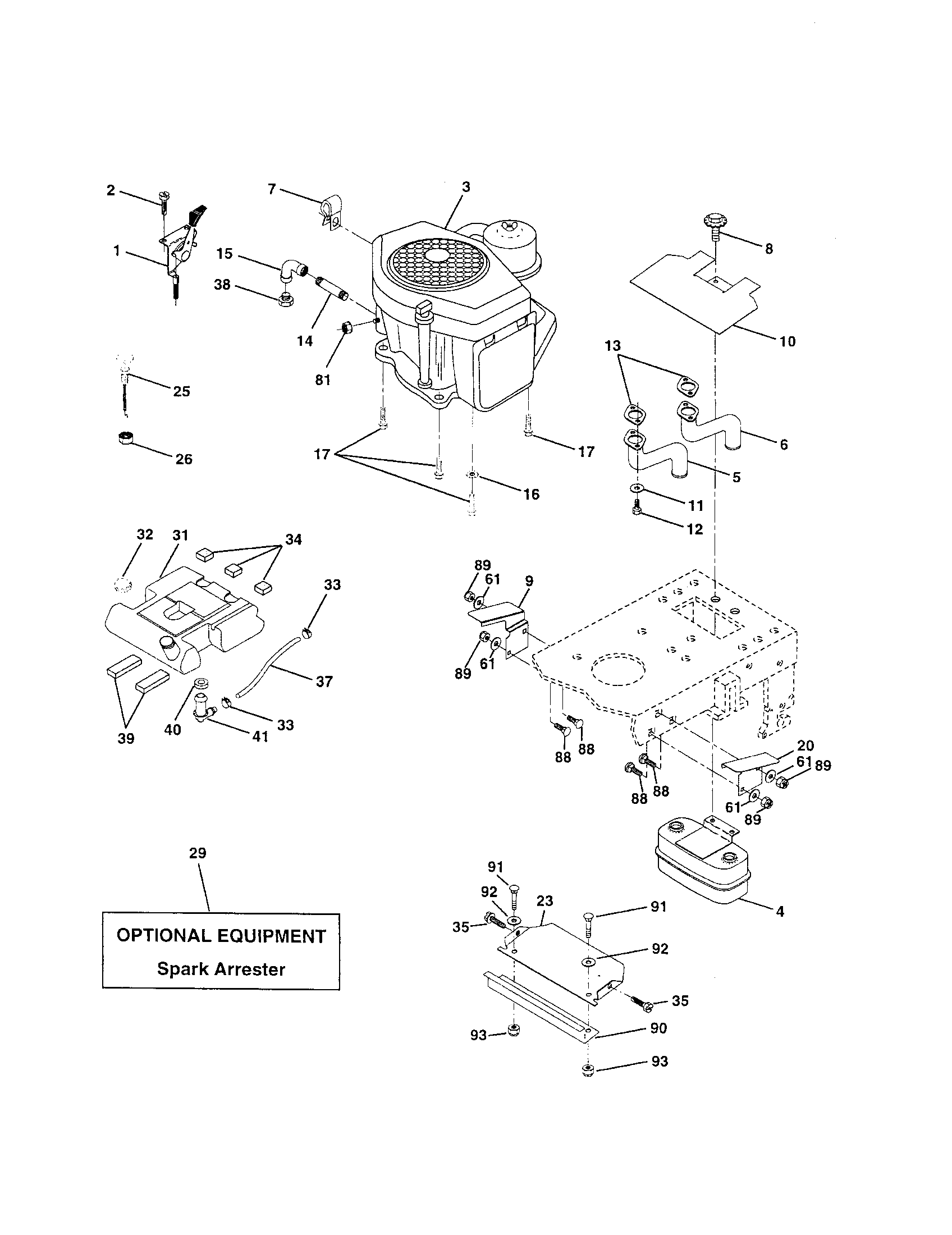 Craftsman 917258680 engine diagram