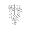 Snapper 7800032 cutting decks, blades diagram